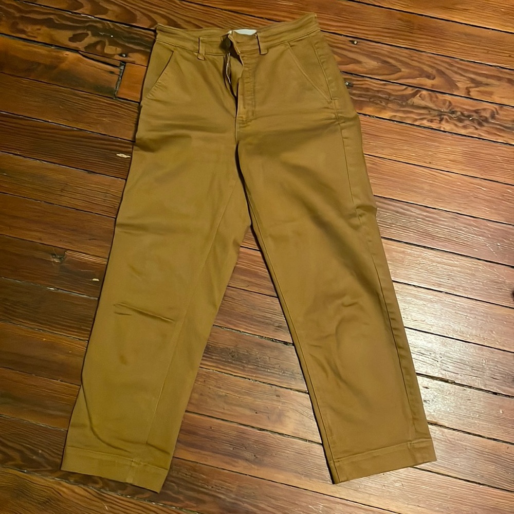 High waisted everlane crop pants size 2